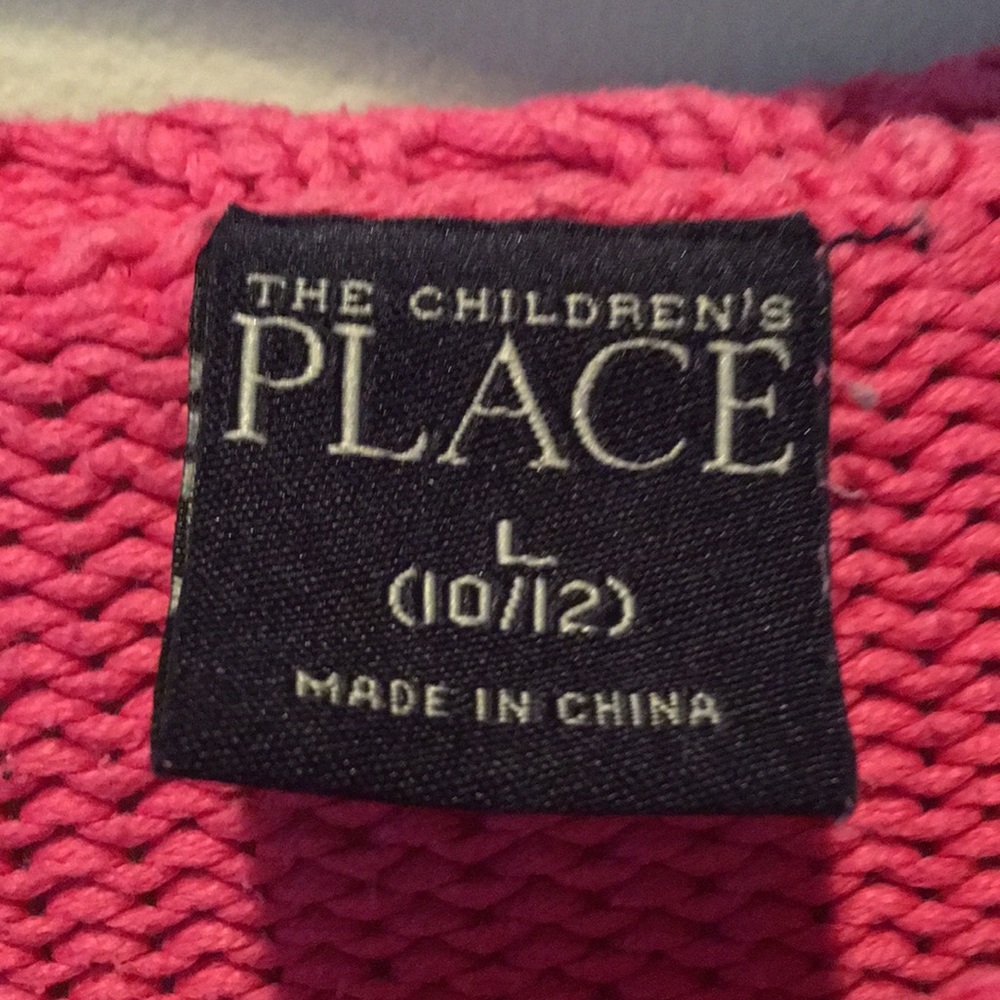 snowman sweater Girls size 10-12 Childrens Place Winter EUC - Picture 2 of 3
